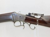 Rare SCRANTON, PA Antique Luther TISDALE .32-20 Single Shot Rifle Sub-300 #Fine Condition Low Number with Original Tang Peep Sight - 1 of 19
