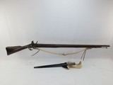 Antique BRITISH “Brown Bess” FLINTLOCK Musket Sling Bayonet .75 Nepalese Period Copy of Great Britain’s Iconic Musket - 1 of 20