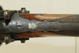 BOHEMIAN Antique MATTHIAS MACH SidexSide HAMMER Shotgun MATYAS Prague Prag Gorgeous Engraved and GOLD INLAID Double Gun - 16 of 24