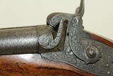 BOHEMIAN Antique MATTHIAS MACH SidexSide HAMMER Shotgun MATYAS Prague Prag Gorgeous Engraved and GOLD INLAID Double Gun - 10 of 24