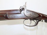 ENGLISH Antique Double Barrel Side by Side PERCUSSION Shotgun 16 Gauge “LONDON FINE TWIST” - 4 of 21