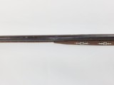 LONDON/NEW YORK Antique AW SPIES Marked Double Barrel SidexSide SHOTGUN LONG BARREL 12 Gauge Percussion Shotgun! - 5 of 20