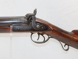 Neat Silver HUNTING SCENE WILLIAMS PERCUSSION SxS English Shotgun Antique Percussion Double Barrel Fowling Gun - 4 of 21