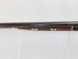 Neat Silver HUNTING SCENE WILLIAMS PERCUSSION SxS English Shotgun Antique Percussion Double Barrel Fowling Gun - 5 of 21