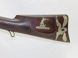 PATRIOTIC Engraved Antique BLUNT & SYMS PERCUSSION Single Barrel Shotgun NY Made in New York City w GERMAN SILVER Accents - 18 of 21