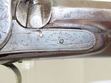 PATRIOTIC Engraved Antique BLUNT & SYMS PERCUSSION Single Barrel Shotgun NY Made in New York City w GERMAN SILVER Accents - 7 of 21