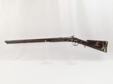 PATRIOTIC Engraved Antique BLUNT & SYMS PERCUSSION Single Barrel Shotgun NY Made in New York City w GERMAN SILVER Accents - 17 of 21
