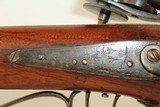 CATSKILL NY 1850s SNIPER/LONG RANGE Rifle & Scope JOHN F VanSchaack TOLLEY 23 POUND 1850-70s Sharpshooter/Buffalo Gun! - 10 of 21