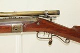 CATSKILL NY 1850s SNIPER/LONG RANGE Rifle & Scope JOHN F VanSchaack TOLLEY 23 POUND 1850-70s Sharpshooter/Buffalo Gun! - 19 of 21
