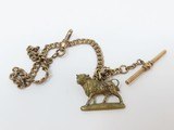 Rare FRANK WESSON Tiny WATCH FOB Swivel Breech DERINGER w CHAIN & Ivories 1 of Fewer Than 3,000 Made; With “BULL DURHAM” Fob! - 6 of 20