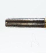 1860s CHRISTIAN SHARPS .22 Caliber Model 1A PEPPERBOX 4-Shot Pistol Antique BRASS FRAME With Unique Sculpted Gutta Percha Grips - 6 of 14