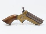 4-Shot 1860s Antique CHRISTIAN SHARPS .22 Caliber Rimfire PEPPERBOX Pistol With Unique Revolving Firing Pin! - 12 of 14