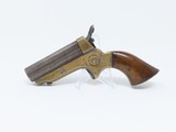4-Shot 1860s Antique CHRISTIAN SHARPS .22 Caliber Rimfire PEPPERBOX Pistol With Unique Revolving Firing Pin! - 2 of 14