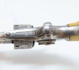 Scarce, Engraved ETHAN ALLEN .22 Rimfire SIDEHAMMER Revolver w IVORIES Fantastic CIVIL WAR Era Spur Trigger! - 7 of 16