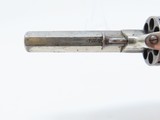 Scarce, Engraved ETHAN ALLEN .22 Rimfire SIDEHAMMER Revolver w IVORIES Fantastic CIVIL WAR Era Spur Trigger! - 8 of 16