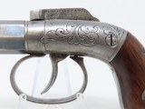 SMALL Double Action MANHATTAN BAR HAMMER .31 Cal Pistol Antique Single Shot With BARREL WRENCH & BALL MOLD - 4 of 14
