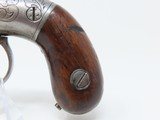 SMALL Double Action MANHATTAN BAR HAMMER .31 Cal Pistol Antique Single Shot With BARREL WRENCH & BALL MOLD - 3 of 14