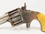 1st YEAR Antique COLT CLOVERLEAF .41 Rim TRIGGER Revolver ENGRAVED & IVORY FIRST YEAR “Jim Fisk” Model Made in 1871 - 3 of 15
