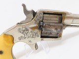 1st YEAR Antique COLT CLOVERLEAF .41 Rim TRIGGER Revolver ENGRAVED & IVORY FIRST YEAR “Jim Fisk” Model Made in 1871 - 14 of 15
