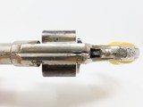 1st YEAR Antique COLT CLOVERLEAF .41 Rim TRIGGER Revolver ENGRAVED & IVORY FIRST YEAR “Jim Fisk” Model Made in 1871 - 6 of 15