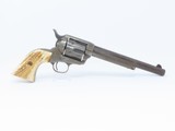 1891 Mfg. Antique Colt “PEACEMAKER” Black Powder Model SINGLE ACTION ARMY Revolver With Stag Grips Manufactured in 1891! - 15 of 18