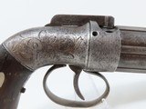ANTIQUE Allen & Thurber WORCHESTER PERIOD Bar Hammer PEPPERBOX Revolver First American Double Action Revolving Pistol - 15 of 16
