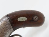 ANTIQUE Allen & Thurber WORCHESTER PERIOD Bar Hammer PEPPERBOX Revolver First American Double Action Revolving Pistol - 3 of 16
