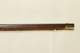 FAYETTE COUNTY PENNSYLVANIA Long Rifle by JOHN CROSSLAND Antique .41 Cal With Gorgeous Full-Length Striped Maple Stock! - 6 of 20