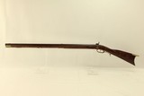FAYETTE COUNTY PENNSYLVANIA Long Rifle by JOHN CROSSLAND Antique .41 Cal With Gorgeous Full-Length Striped Maple Stock! - 15 of 20