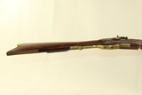 FAYETTE COUNTY PENNSYLVANIA Long Rifle by JOHN CROSSLAND Antique .41 Cal With Gorgeous Full-Length Striped Maple Stock! - 7 of 20