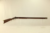 FAYETTE COUNTY PENNSYLVANIA Long Rifle by JOHN CROSSLAND Antique .41 Cal With Gorgeous Full-Length Striped Maple Stock! - 2 of 20