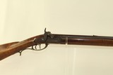 Antique PENNSYLVANIA LONG RIFLE .35 Caliber Half-Stock AMERICAN Howell & Co Made Circa the 1840s With Howell & Co. Lock - 1 of 20