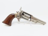ANTEBELLUM Antique COLT 1855 “ROOT” POCKET Revolver in NICKEL .28 Caliber Made in 1856; Named for Samuel Colt’s SUPERINTENDANT - 1 of 16