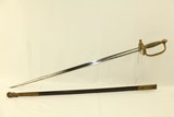 NON-COM Sword from the CIVIL WAR Antique EMERSON & SILVER 1840 NCO Sword - 1 of 16