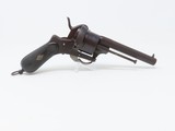 SPANISH Antique PINFIRE Service Revolver Made by JOSE ARANGUREN of EIBAR - 4 of 5