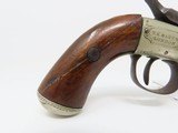 ENGRAVED British Antique T.K. BAKER Transitional Caliber .44 Revolver - 2 of 18