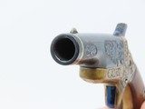 CLASSY ENGRAVED, GOLD Banded COLT “THUER” Single Shot .41 Rimfire DERINGER - 5 of 13