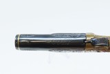 CLASSY ENGRAVED, GOLD Banded COLT “THUER” Single Shot .41 Rimfire DERINGER - 9 of 13