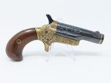 CLASSY ENGRAVED, GOLD Banded COLT “THUER” Single Shot .41 Rimfire DERINGER - 11 of 13