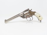 HOPKINS & ALLEN Top Break DOUBLE ACTION C&R Revolver with PEARL GRIPS - 1 of 18