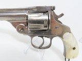 HOPKINS & ALLEN Top Break DOUBLE ACTION C&R Revolver with PEARL GRIPS - 3 of 18