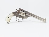 HOPKINS & ALLEN Top Break DOUBLE ACTION C&R Revolver with PEARL GRIPS - 15 of 18