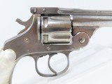 HOPKINS & ALLEN Top Break DOUBLE ACTION C&R Revolver with PEARL GRIPS - 17 of 18