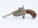 BELGIAN DERINGER Single Shot .22 Rimfire TIP-UP POCKET Pistol 1907 Date C&R - 1 of 14