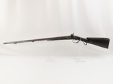 ENGLISH Antique Double Barrel Side by Side PERCUSSION HAMMER Shotgun - 1 of 19
