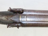 ENGLISH Antique Double Barrel Side by Side PERCUSSION HAMMER Shotgun - 19 of 19