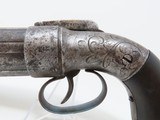ALLEN & THURBER Antique 1837 BAR HAMMER Percussion Double Action PEPPERBOX First American Double Action Revolving Pistol - 3 of 15
