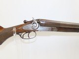 GOLD HIBBARD Double Barrel Side x Side Belgian 12 Gauge HAMMER SHOTGUN C&R Nice Turn of the Century Fowling Gun! - 18 of 21