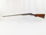 GOLD HIBBARD Double Barrel Side x Side Belgian 12 Gauge HAMMER SHOTGUN C&R Nice Turn of the Century Fowling Gun! - 2 of 21