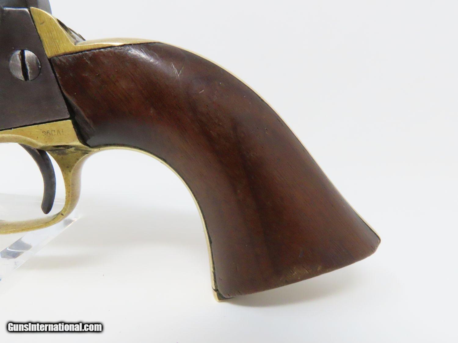 Antique Colt Richards Mason Navy 38 Centerfire Revolver Anchor Marked Early 1870s Precursor To The Colt Saa M1873